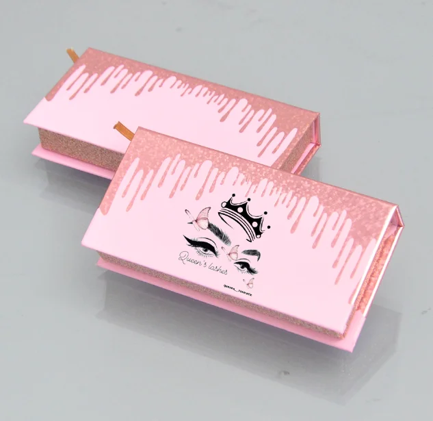 

Eyelash Packaging Box Lash Boxes Custom Logo Private Label Faux Cils 25mm Mink Lashes Package Storage Cases Vendors For Business