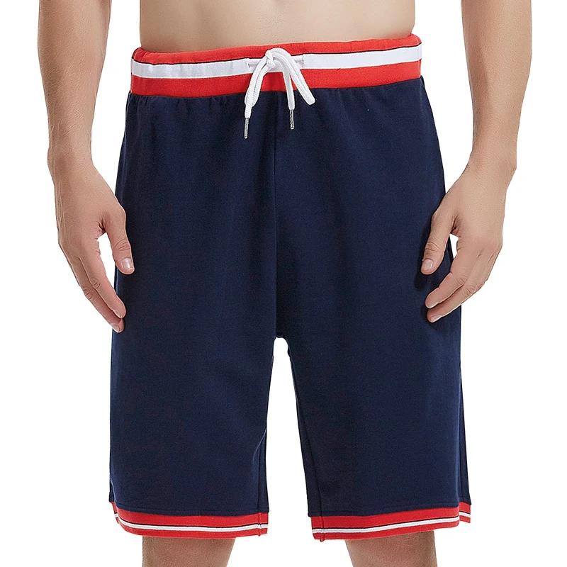 

Men's Basketball Sports Patchwork Color Short Pants Soccer Athletics Shorts Breathable Home Gym Outdoor Fitness Sweat Shorts Men