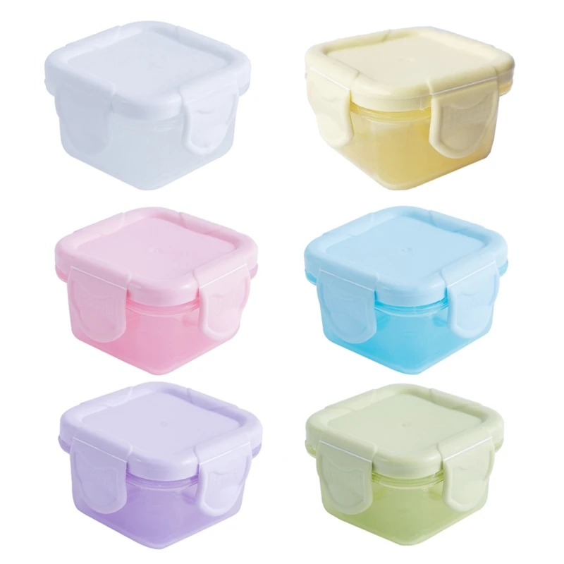 

4 Pieces/Set 60ml Baby Food Storage Box Infant Newborn Food Freezer Fresh Cup