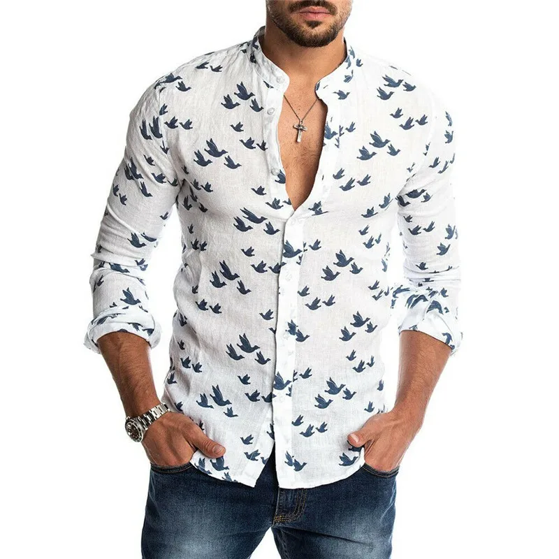 Новинка однотонные хлопковые повседневные рубашки рубашка с V образным вырезом