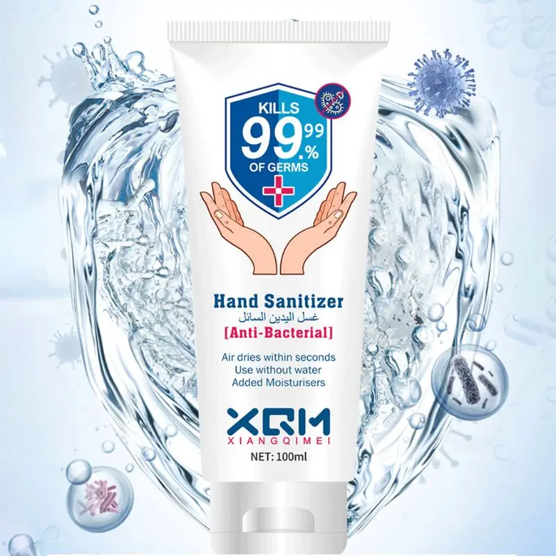 100 мл гель для дезинфицирующего средства рук 75% спирт одноразовый безводный