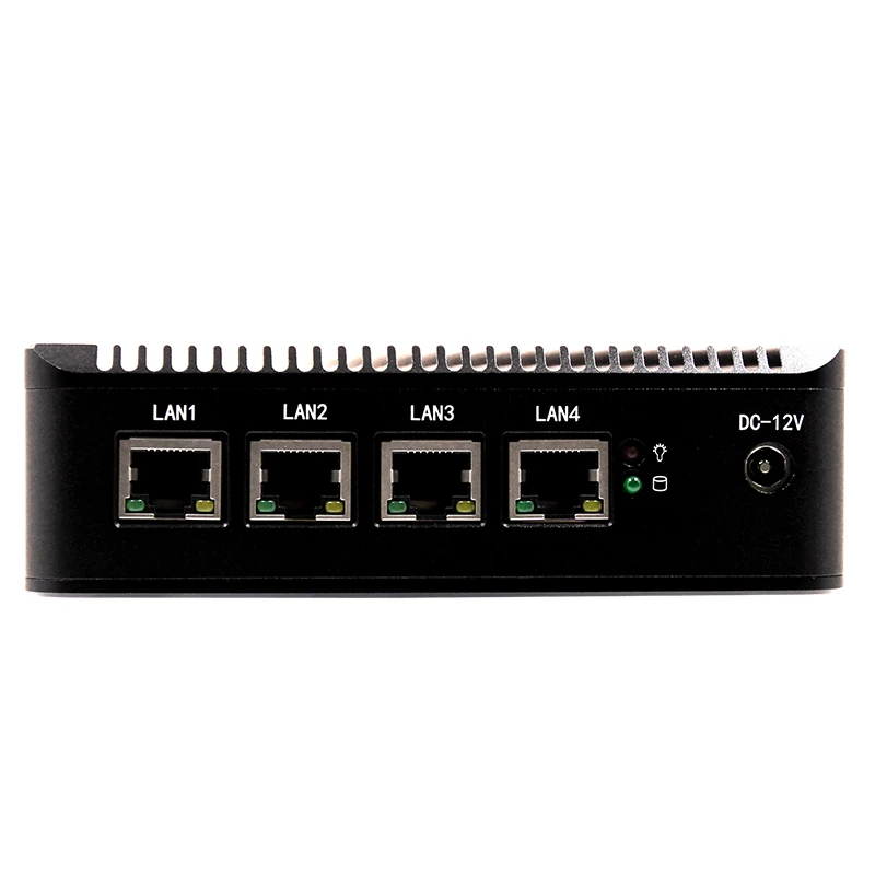 4 LAN-порта J1900 E3845 nano itx x86 одноплатный компьютер без вентилятора тонкий клиент