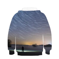 4-14T Kids hoodies Color starry sky spring autumn Boys thin Hoodie for Teenagers 3d Prints Kids Hoodies Clothing Fashion Tops