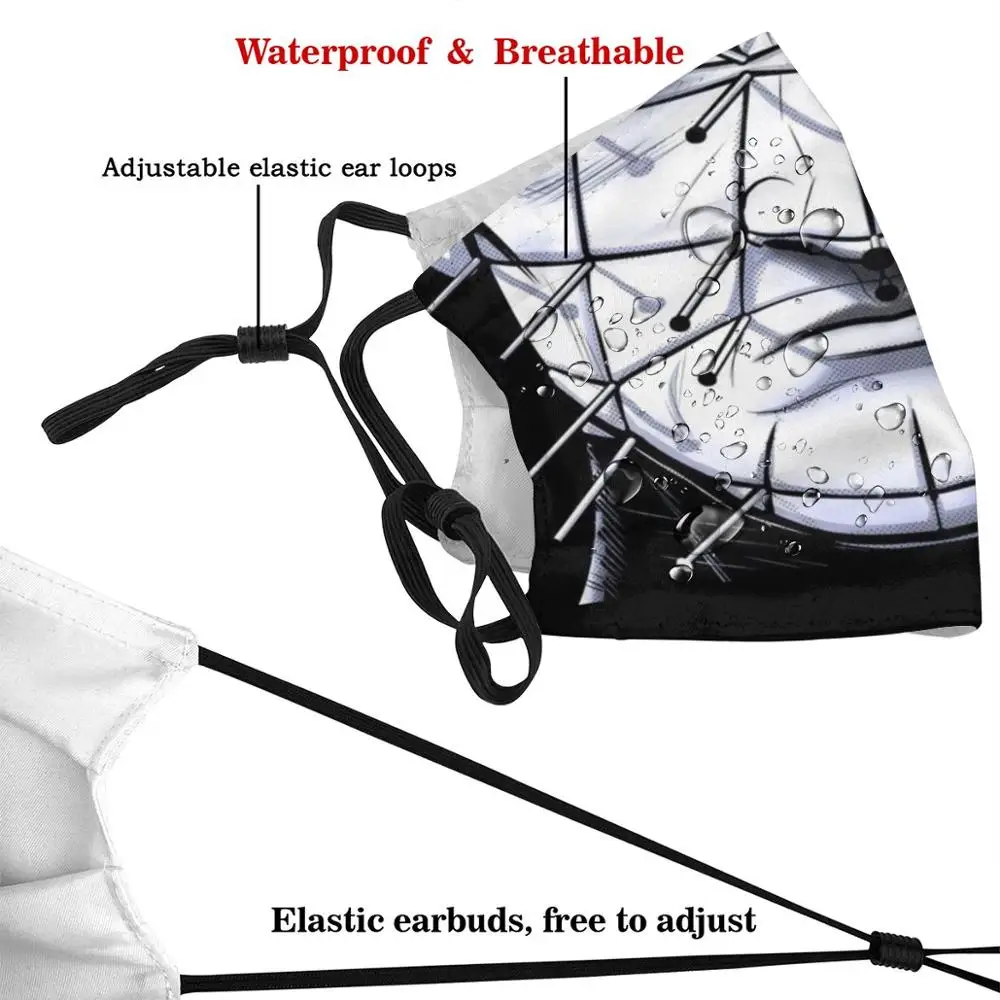 Пылезащитная маска для лица моющаяся с фильтром | Аксессуары одежды