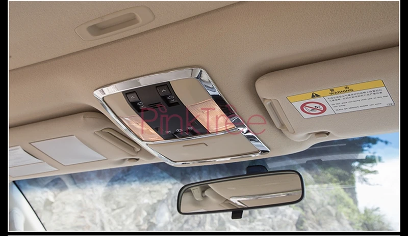 Хромированная/деревянная цветная Накладка для лампы чтения Toyota Land Cruiser Prado 150 2010