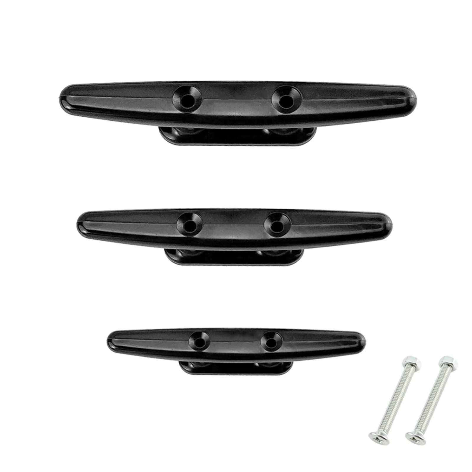 

1pc 4/5/6inch Nylon Flat Cleat Open Base Cleats kayak Canoe Yacht Deck Line Rope Tie Boat Accessories