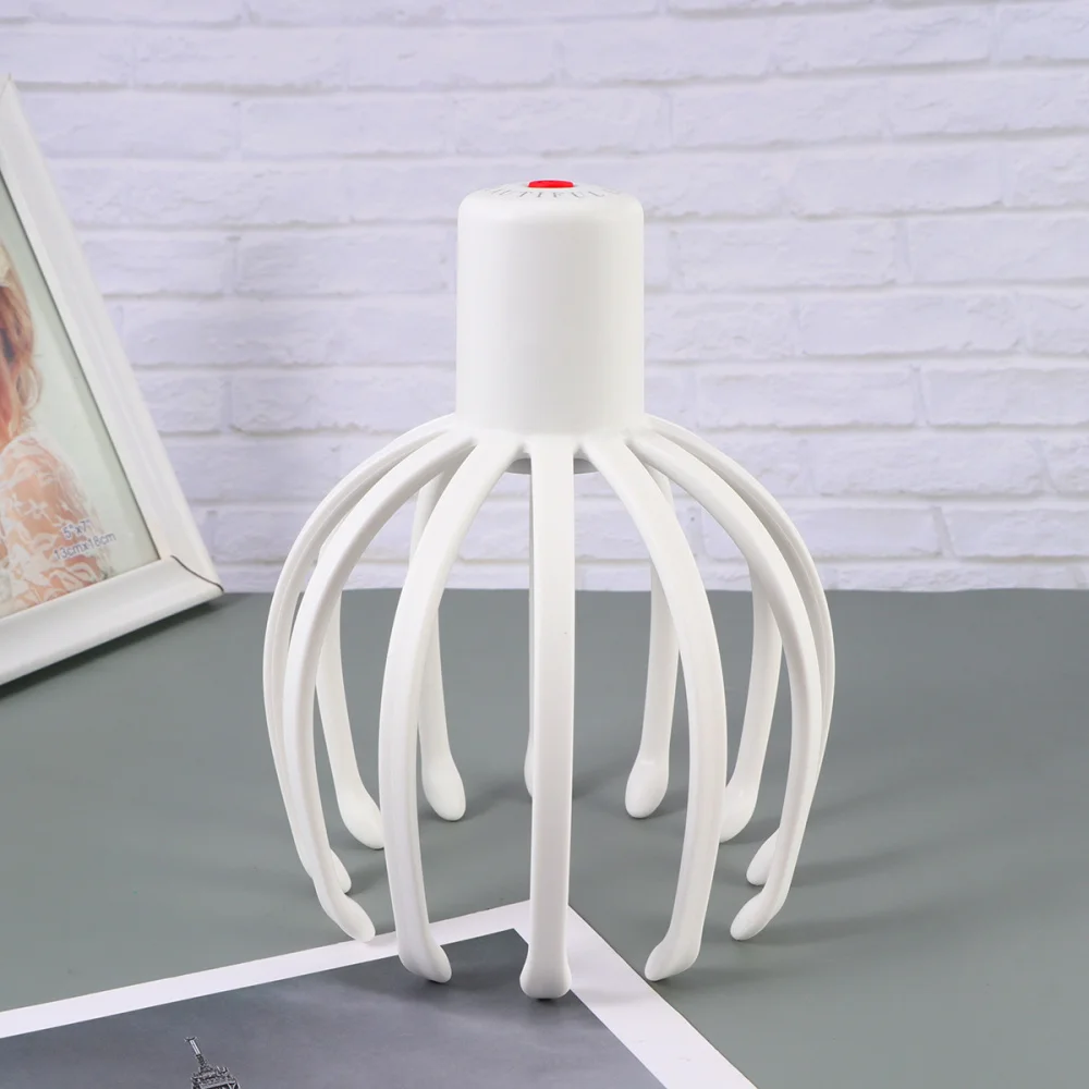 

1PC Electric Scalp Massager Meridian Therapy Instrument Claw Massager Head Acupoint Stimulator Black