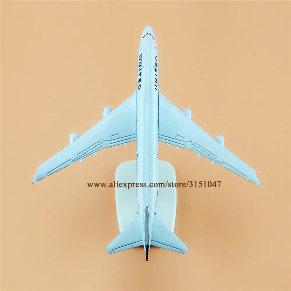 16 см Air American United Boeing 747 B747 Airlines модель самолета Модель сплав металлический самолет