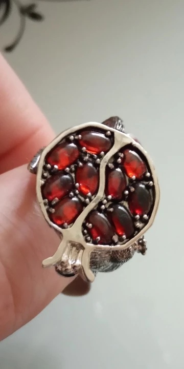 Boho, Красный Кристалл, кольца для женщин и девочек, фруктовый гранат, гранат, кольца Bague Femme Anillos Mujer, CZ обручальные кольца с камнями Z4