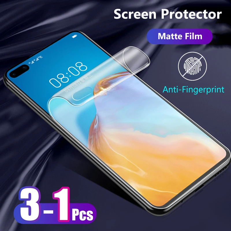 

Гидрогелевая пленка для Huawei P40 / P40 Pro, AN00, TN00, полное покрытие, матовая, мягкая, без отпечатков пальцев