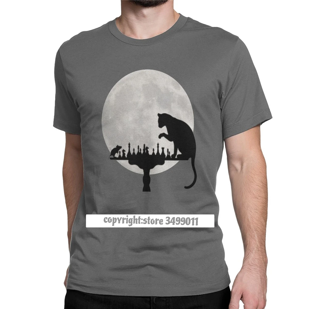 Футболка мужская с принтом Кот и крыса | Мужская одежда