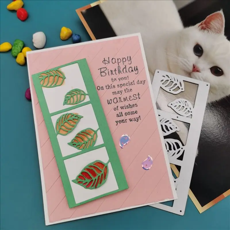 

2020 новые листья резки Скрапбукинг металла резки штампы ремесло штампы высечки тиснение поздравительная карта сделать трафарет крышка