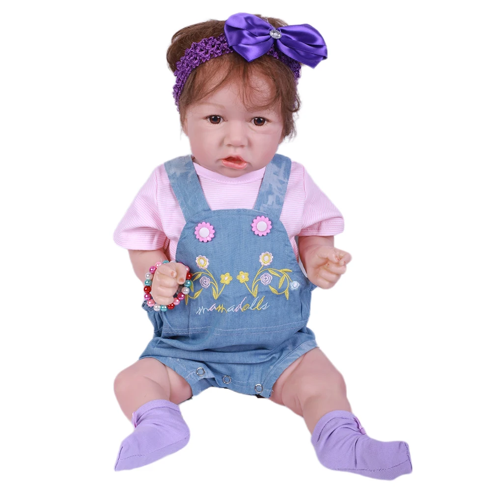 Силиконовая кукла-реборн для детей подарок на день рождения и Рождество мягкие