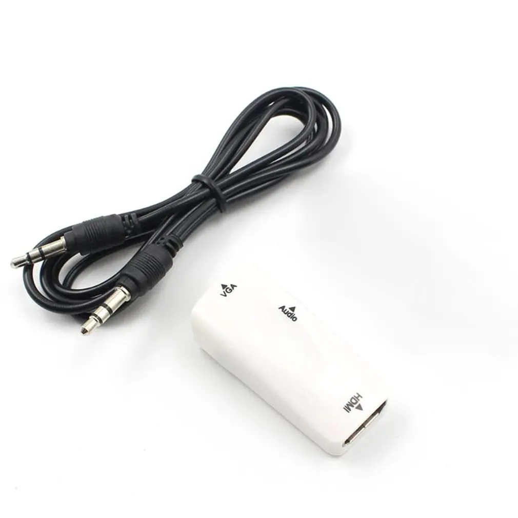 HDMI VGA конвертер с аудио адаптер hdmi vga к Женский MaleFor ноутбук/мобильный