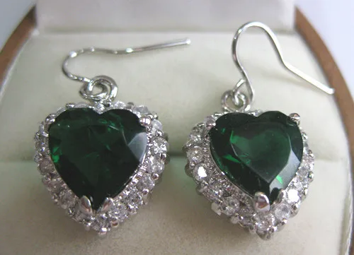 Новейшие круглые серьги в форме сердца с кристаллами 10 мм|Серьги-подвески| |