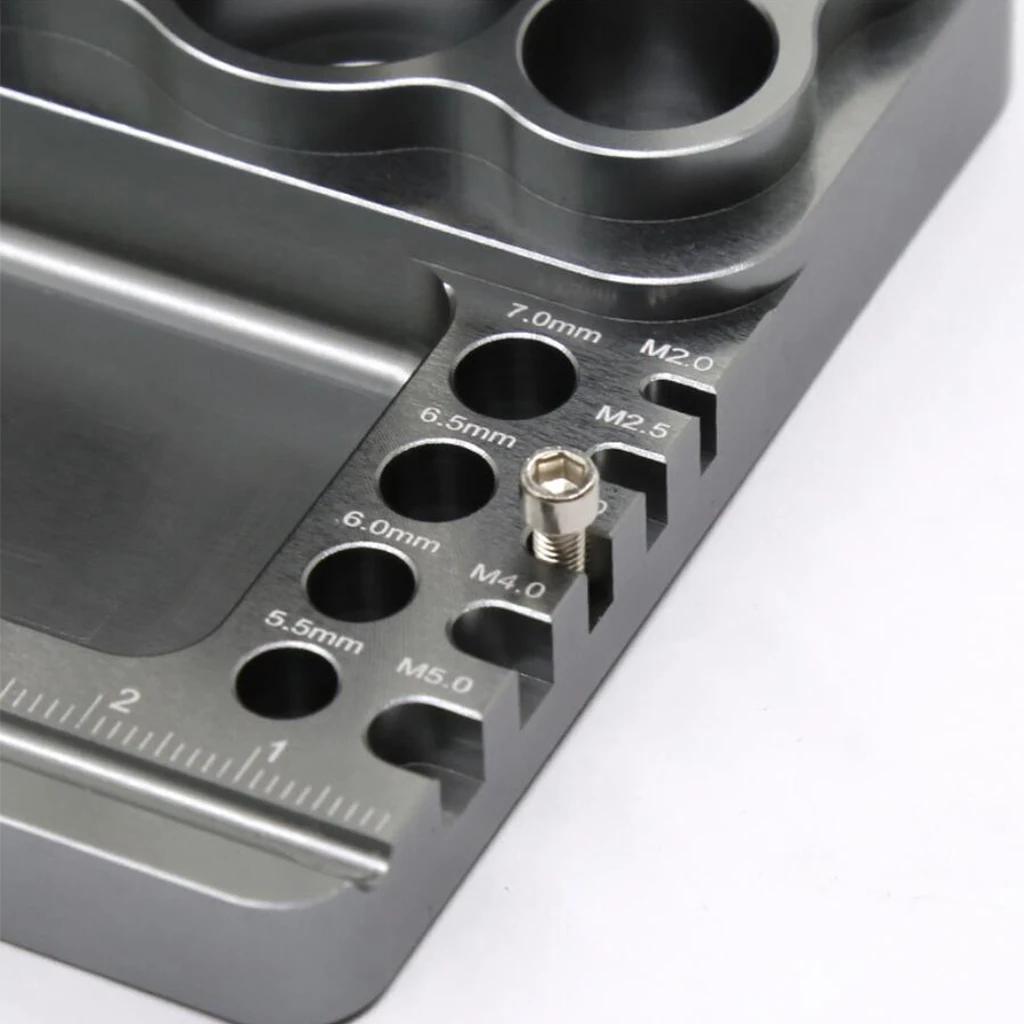 

Alloy RC Tools Holder Screwdriver Organizer Seat Base for RC Boats Models