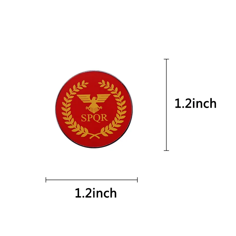 Красная булавка Westair в римском стиле SPQR военный Орел древние римские булавки
