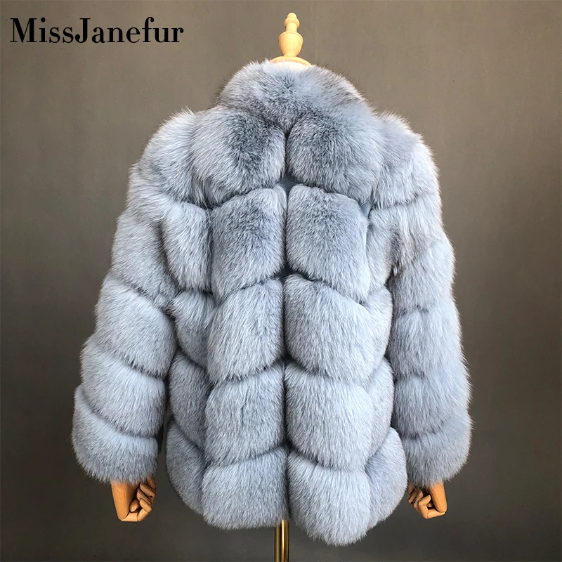 Роскошные куртки и пальто из натурального Лисьего меха с воротником лисьего для