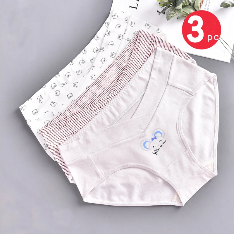 

OkayMom M-3XL Cotton Maternity Panties U-Shaped Low Waist Pregnancy Briefs For Pregnant women Plus size Underwear Clothes