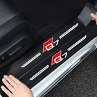 Наклейки для защиты от царапин, защитная пленка из углеродного волокна для Audi Q7 Q7L Sporkback SUV