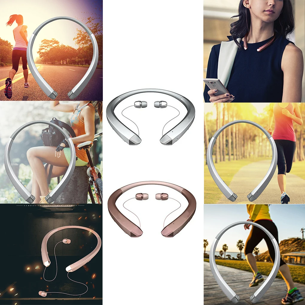 HBS-910 Bluetooth наушники CSR Tone спортивные шейные с шумоподавлением стерео защита от