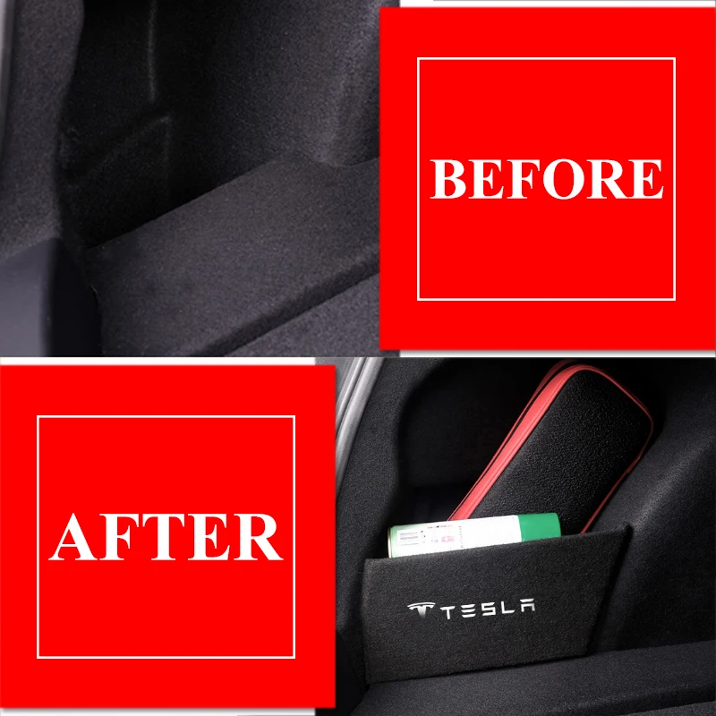 Модификация 2 шт. перегородки для хранения с обеих сторон багажника перегородка