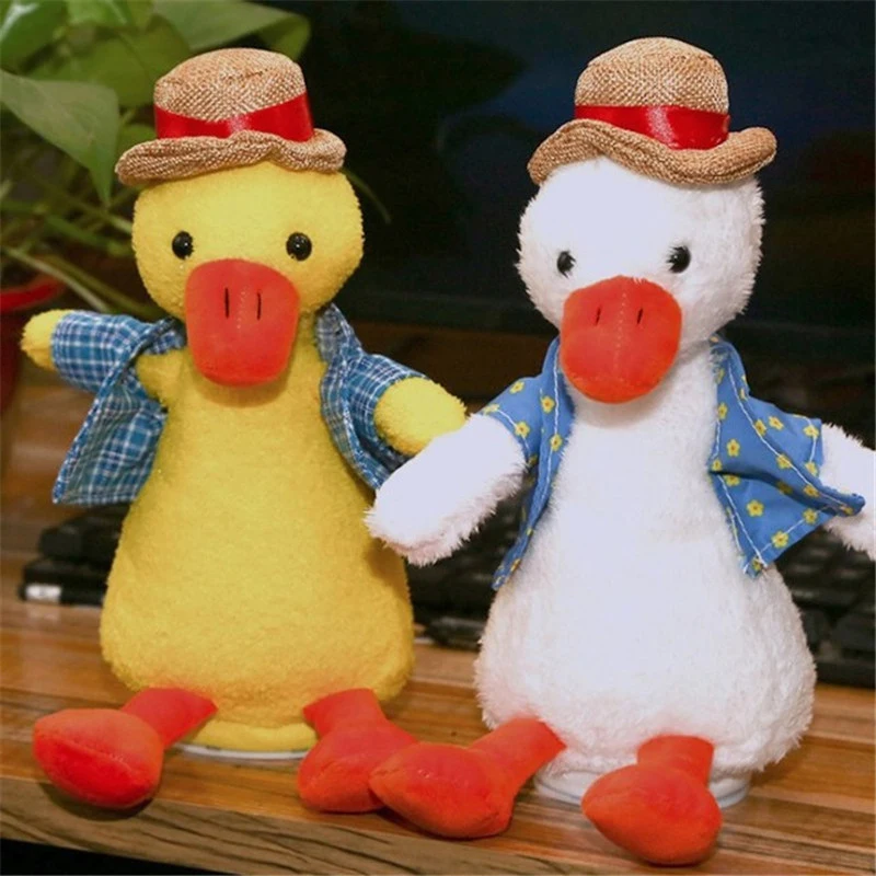 Электрическая повторяющаяся утка Пение Запись Кид учится говорить