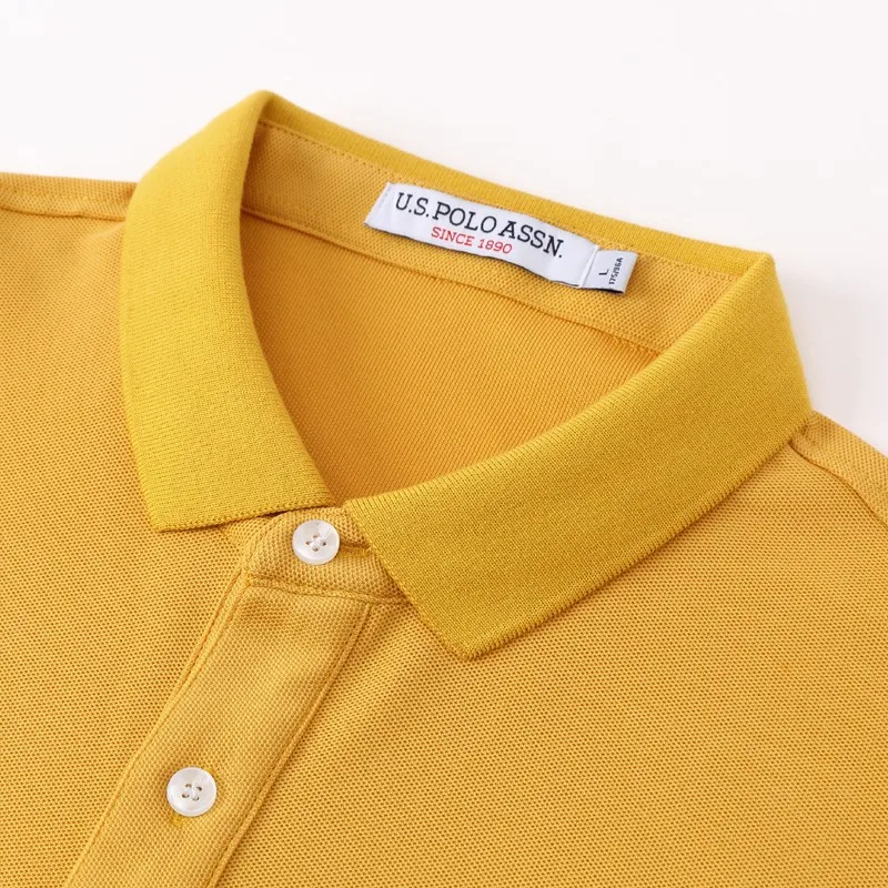 Поло США ASSN. Рубашка-поло мужская с коротким рукавом и круглым вырезом | Мужская