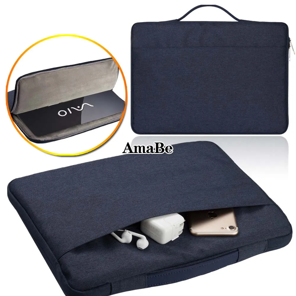 

Carry Nylon Zipper Laptop Sleeve Pouch Case Bag for Sony VAIO Pro 11 / Pro 13 / S / S11 / S13 /Tap 11 / VGN / VPC