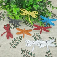 2 patterned dragonfly metal cutting die scrapbook photo album decoration diy handmade art