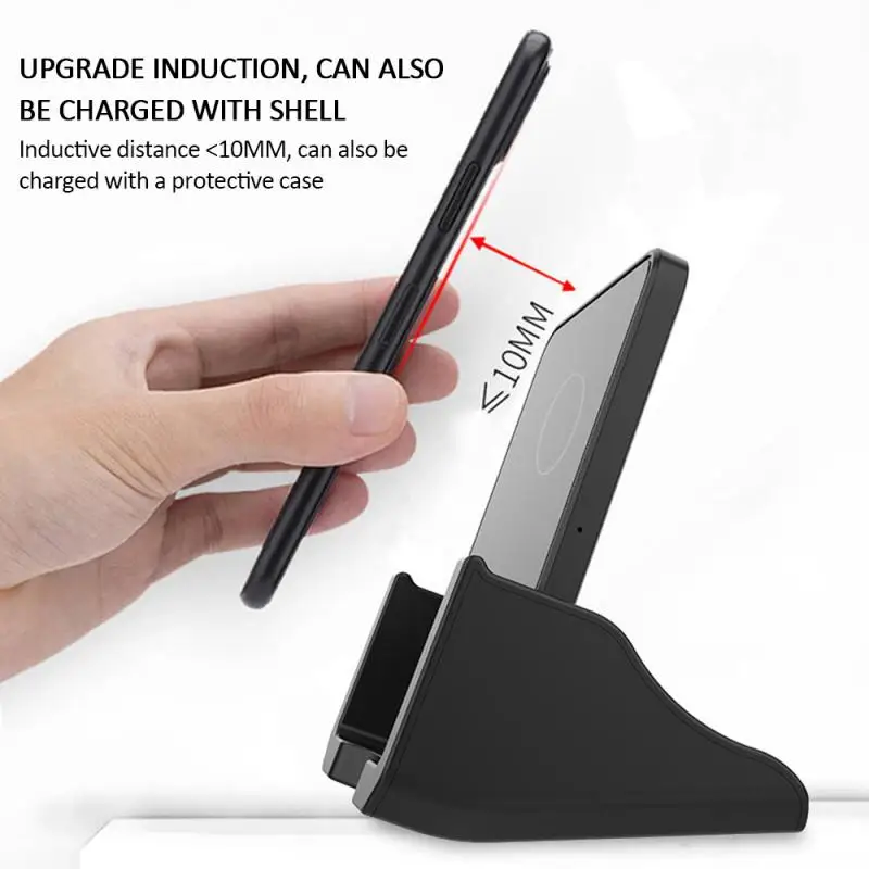 Qi Wireless Charger Fast Charging Phone Holder Stand desk for Samsung iPhone 11 x xs xr chargers huawei | Электроника