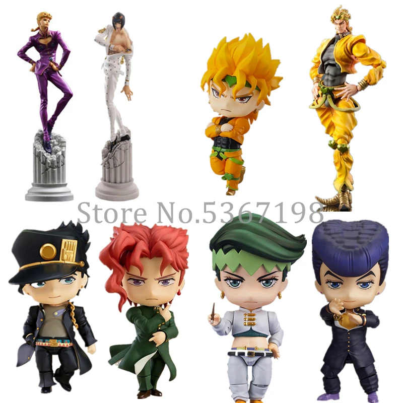 

JOJOs Bizarre Adventure Kakyoin Noriaki Higashikata Josuke Dio Brando Kujo Jotaro Giorno Giovanna Rohan Kishibe action figure