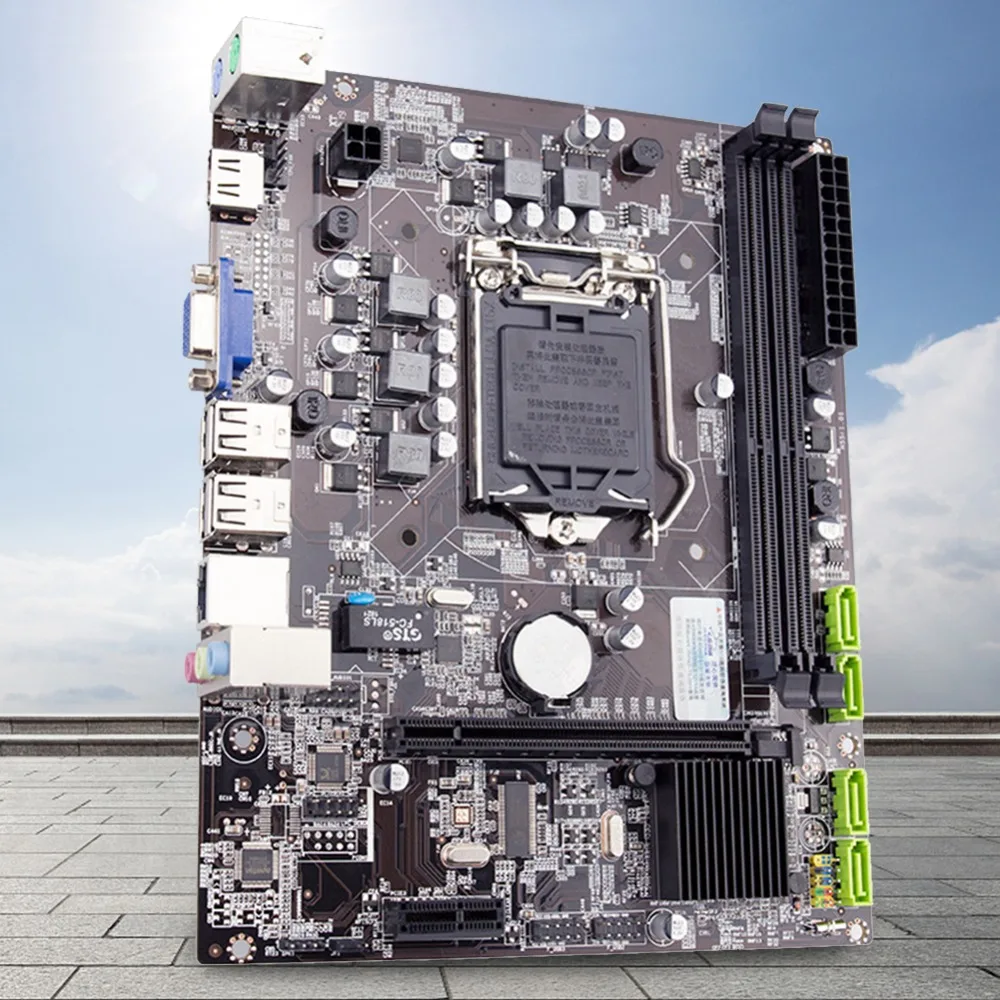 M-ATX материнская плата H55 Socket LGA 1156 VGA HDMI DDR3 с двумя каналами для Intel LGA1156Core I3 I5 I7 Xeon 3470 cpu материнская плата
