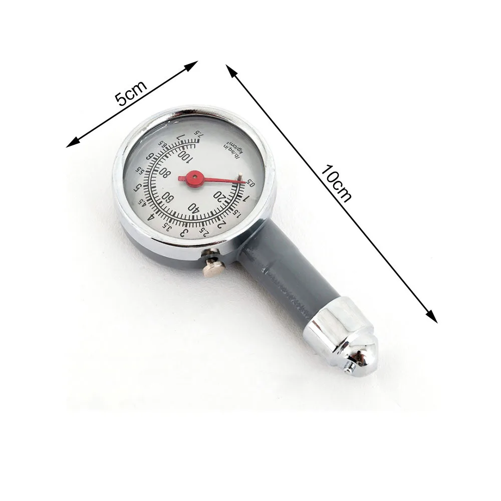 DJSona металлический Автомобильный манометр для шин автоматический измеритель