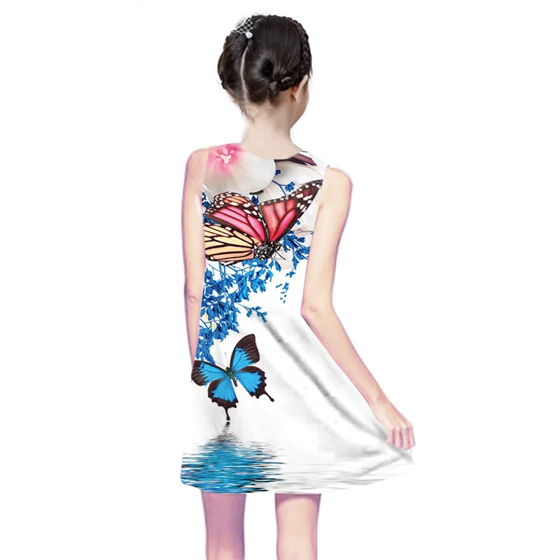 Детский Летний Новый Свободный жилет без рукавов с принтом Пляжное Удобное