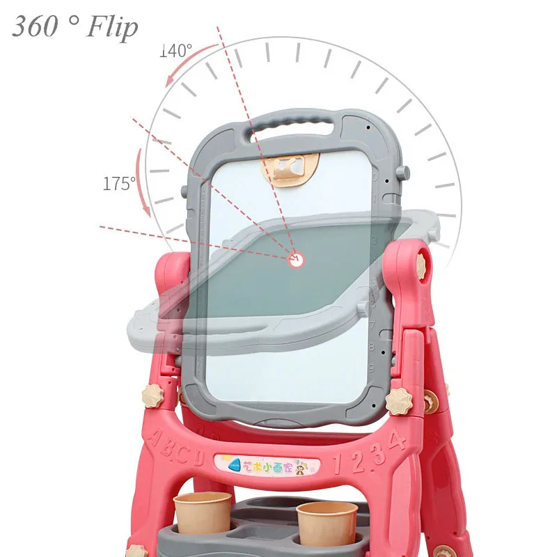 Детская доска для рисования babyinside магнитная двусторонняя письма детская