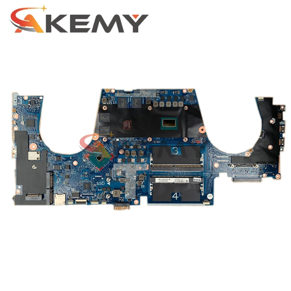 AKemy Laptop motherboard For HP ZBOOK 15 G5 SRCKQ E-2186M Mainboard DA0XW2MBAG0 L28695-001 L28695-601 N18P-Q3-A1