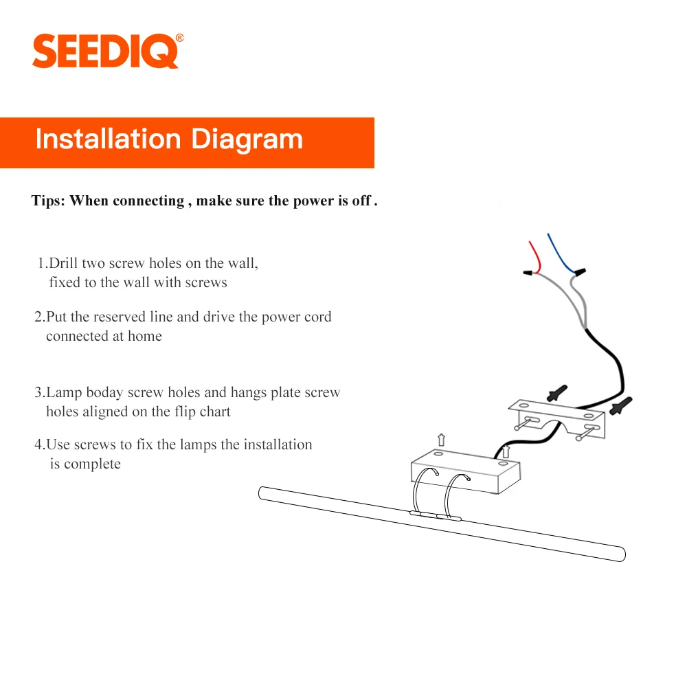 Светодиодный настенный светильник в скандинавском стиле 8 Вт 40 см 12 55 90-260 В