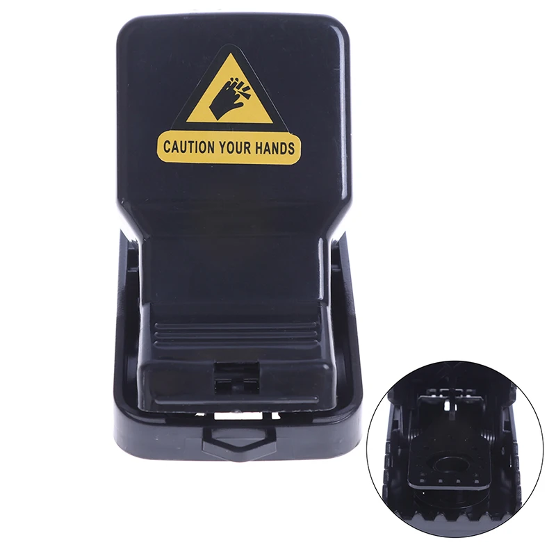 Многоразовая практичная черная пластиковая ловушка для мышей креативная крыс |