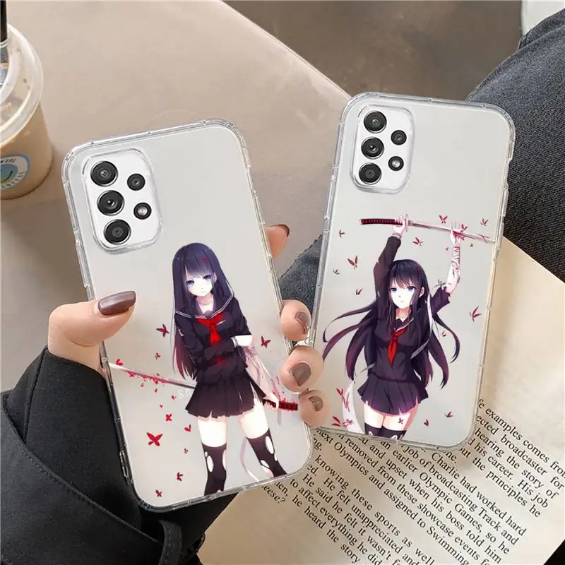 

Babaite Katana Anime Phone Case For Samsung A 51 50 52 12 21s 31 40 70 71 note S 20 10 21 ultra plus fe clear coque shell