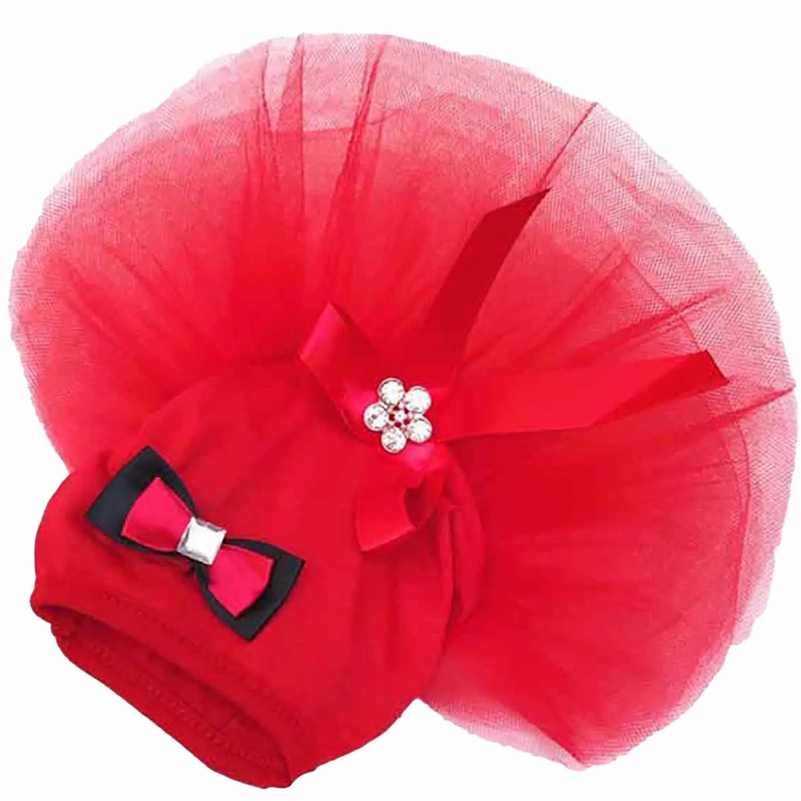 

Summer Dog Lace Tullle Dress Pet Dog Clothes For Small Dog Party Birthday Wedding Bowknot Dress Puppy Costume Pet Clothes