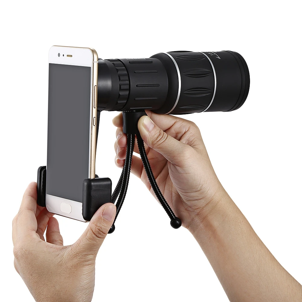 16x52 монокулярный телескоп Двойной фокус регулировка низкий Ночной светильник