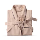 100% хлопковый Вафельный Халат для влюбленных, мягкий, Банные мужские халаты, женская ночная рубашка, мужская повседневная, домашний банный халат, однотонная, халат для гостиницы