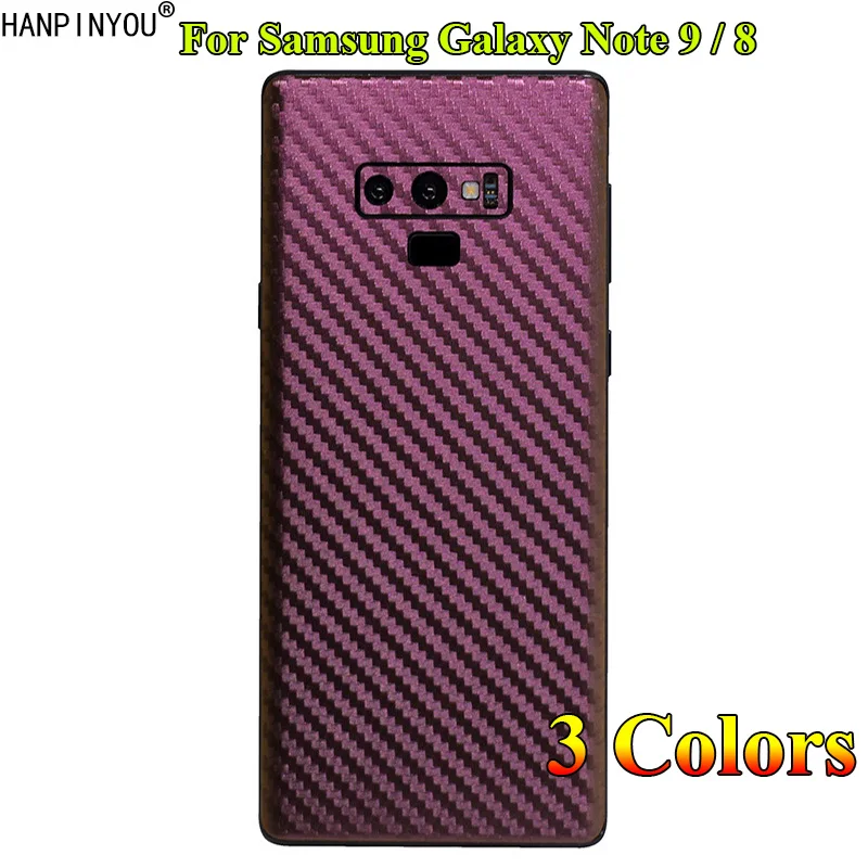 3D градиентная задняя панель из углеродного волокна для Samsung Galaxy Note 9 8 Note9 Note8