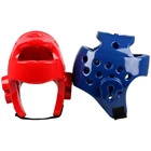 Защитный шлем для тхэквондо, жилет, защита тела, спарринговая Экипировка для каратэ, снаряжение для голени, груди, защита для MMA, тренировка, кикбоксинг, оборудование для WTF