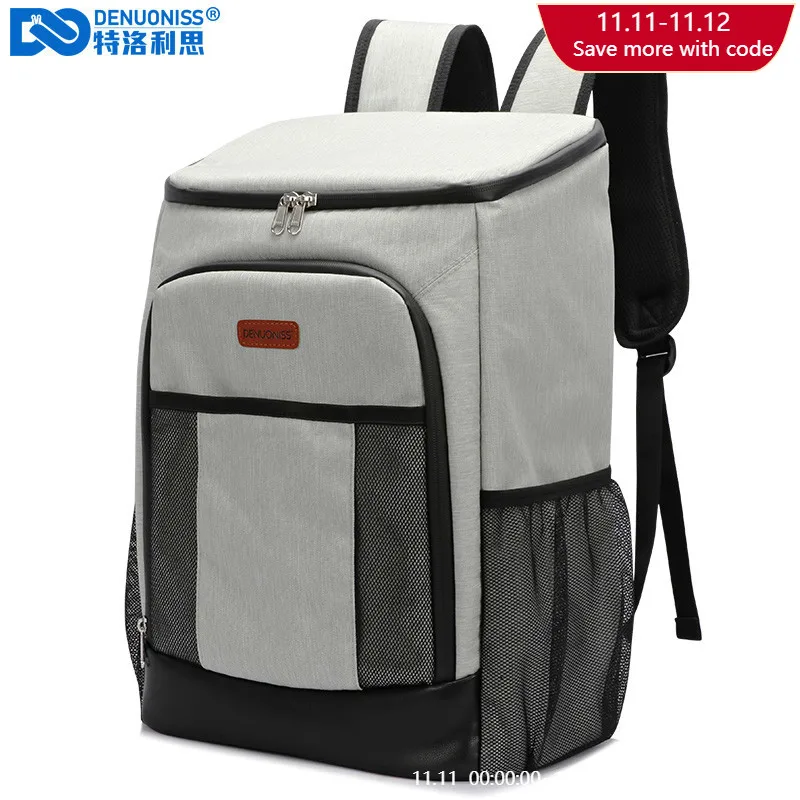 Термосумка DENUONISS 30 л с защитой от протекания вместительный термоконтейнер для