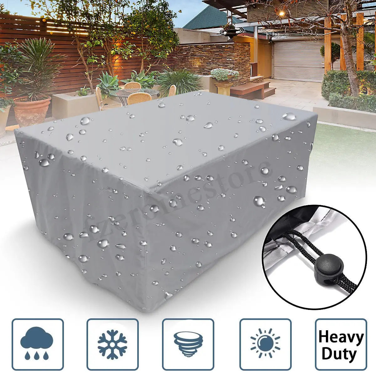 

Waterproof Outdoor Furniture Cover Proof Dust Cover All-Purpose Garden Patio Rattan Table Chair Sofa Rain Snow Protective Case