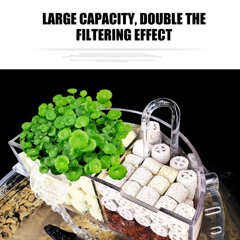 

Внешний фильтр для аквариума световой короб акриловые внешний подвесной фильтр для очистки воды для круглый аквариум аксессуары CLH @ 8