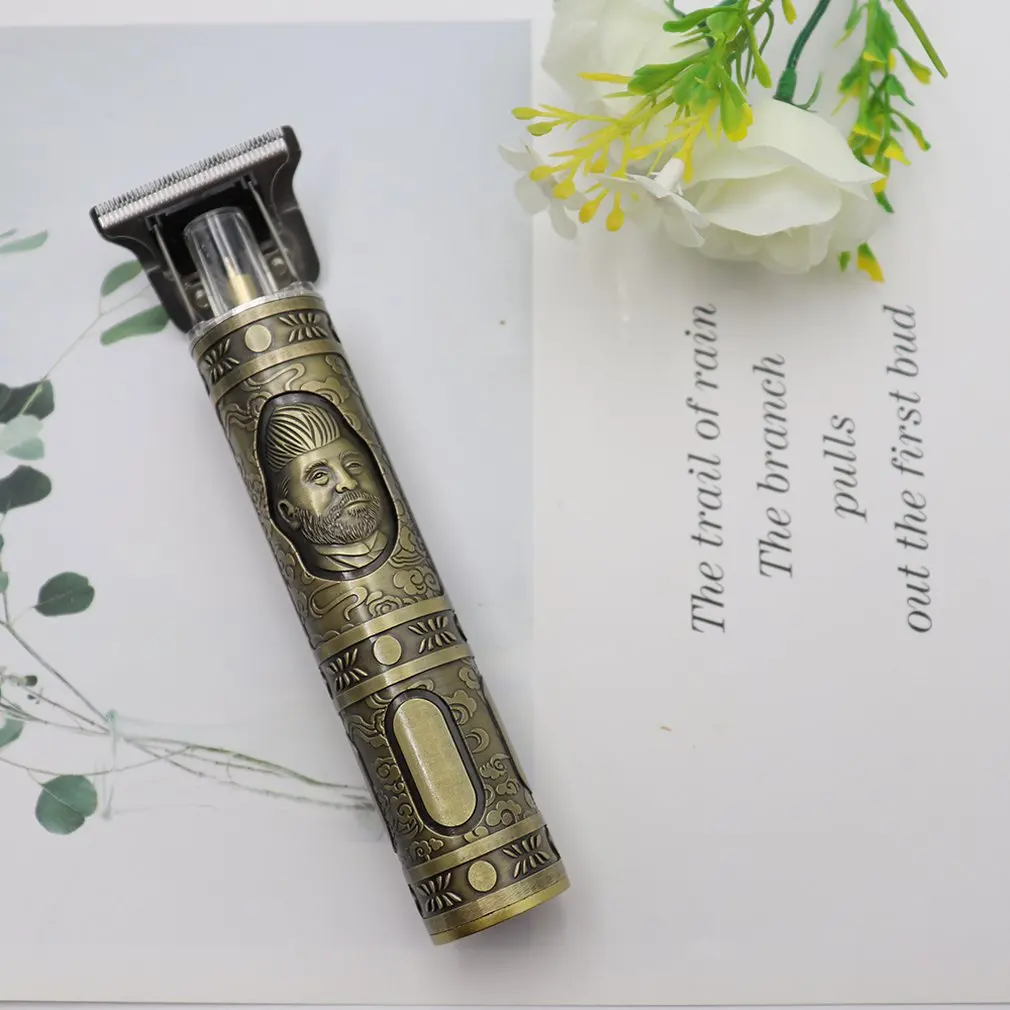 

Rechargeable Vintage Hair Professional Electric Clipper Men Hair Clipper Hair Cutting Machine Shaver Beard Trimmer