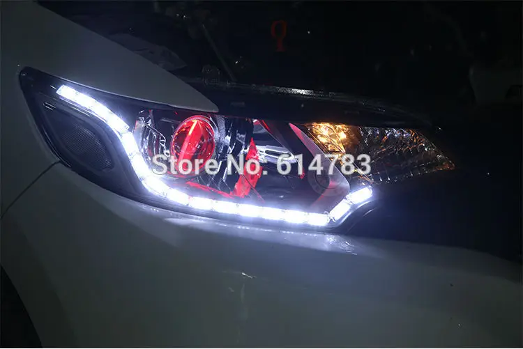 Новый стиль потока! Двухцветная белая/Янтарная гибкая светодиодная лента с